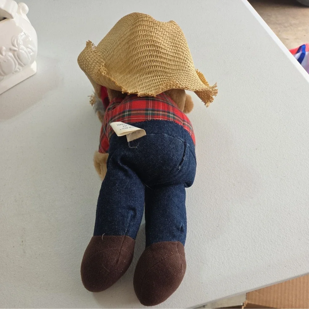 VINTAGE Shotgun Red Plush Doll Hee Haw TV Show Stuffed Animal.
